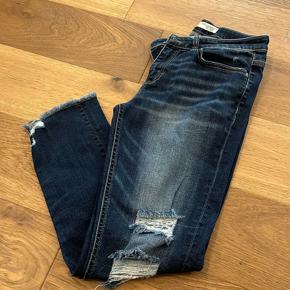 BKE Stella jeans -29- mid-rise, ankle straight, slim fit